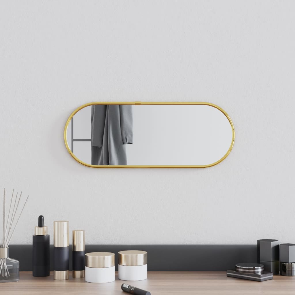 Wandspiegel Golden 40x15 cm Oval | Stepinfit.de