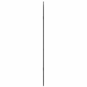 Nástěnné zrcadlo černé 100x45 cm oválné - obrázek 4