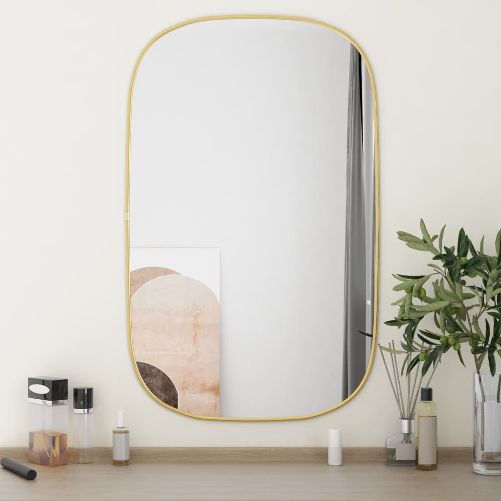 Wandspiegel Golden 80x50 cm | Stepinfit.de