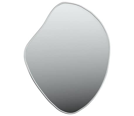 vidaXL Wall Mirror Silver 60x50 cm