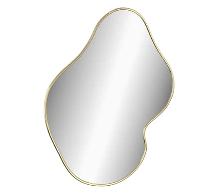 VidaXL Oval Wall Mirror - Silver Glass Vanity Mirror 40x15cm - Modern