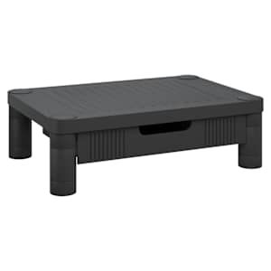 vidaXL monitorialus, must, 43 x 30,5 x 13 cm