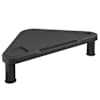 vidaXL nurga monitorialus, must, 49 x 28 x 10,5 cm