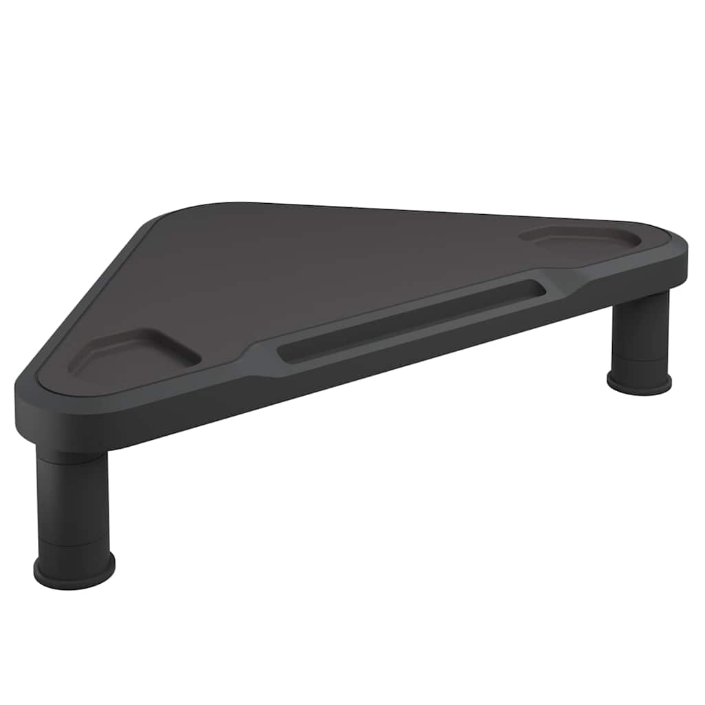 vidaXL Rohový stojan na monitor černý 49 x 28 x 10,5 cm