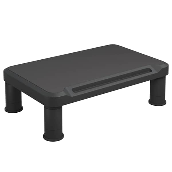 vidaXL monitorialus, must, 38x24x10,5 cm