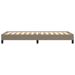 Rám postele bez matrací taupe 80x200 cm textil - obrázek 6