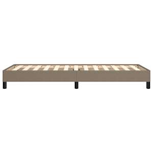 Rám postele bez matrací taupe 90x190 cm textil - obrázek 6