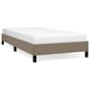 vidaXL Voodiraam ilma Madratsita Taupe 100x200 cm kangas
