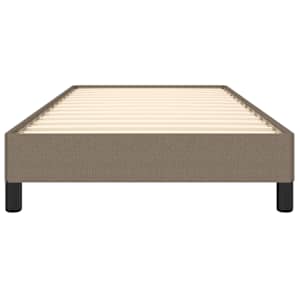 Rám postele bez matrace taupe 100 x 200 cm textil - obrázek 5