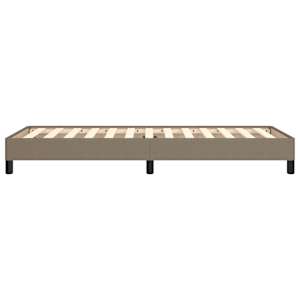 Rám postele bez matrace taupe 100 x 200 cm textil - obrázek 6
