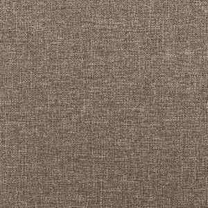 Rám postele bez matrace taupe 100 x 200 cm textil - obrázek 8