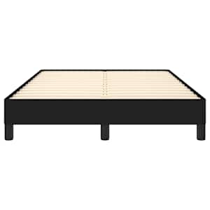 Rám postele bez matrace černý 120 x 200 cm textil - obrázek 5