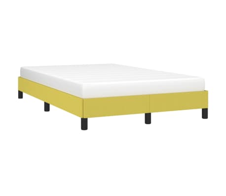 vidaXL Bedframe stof groen 120x200 cm