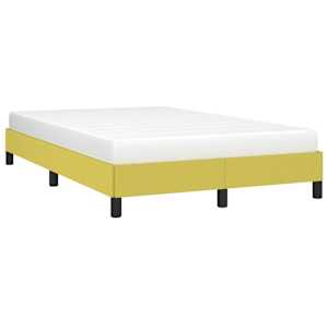 vidaXL Bettgestell ohne Matratze Gr&uuml;n 120x200 cm Stoff
