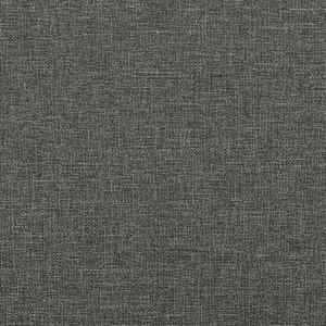 Postel bez matrace tmavě šedá 140 x 200 cm textil - obrázek 8