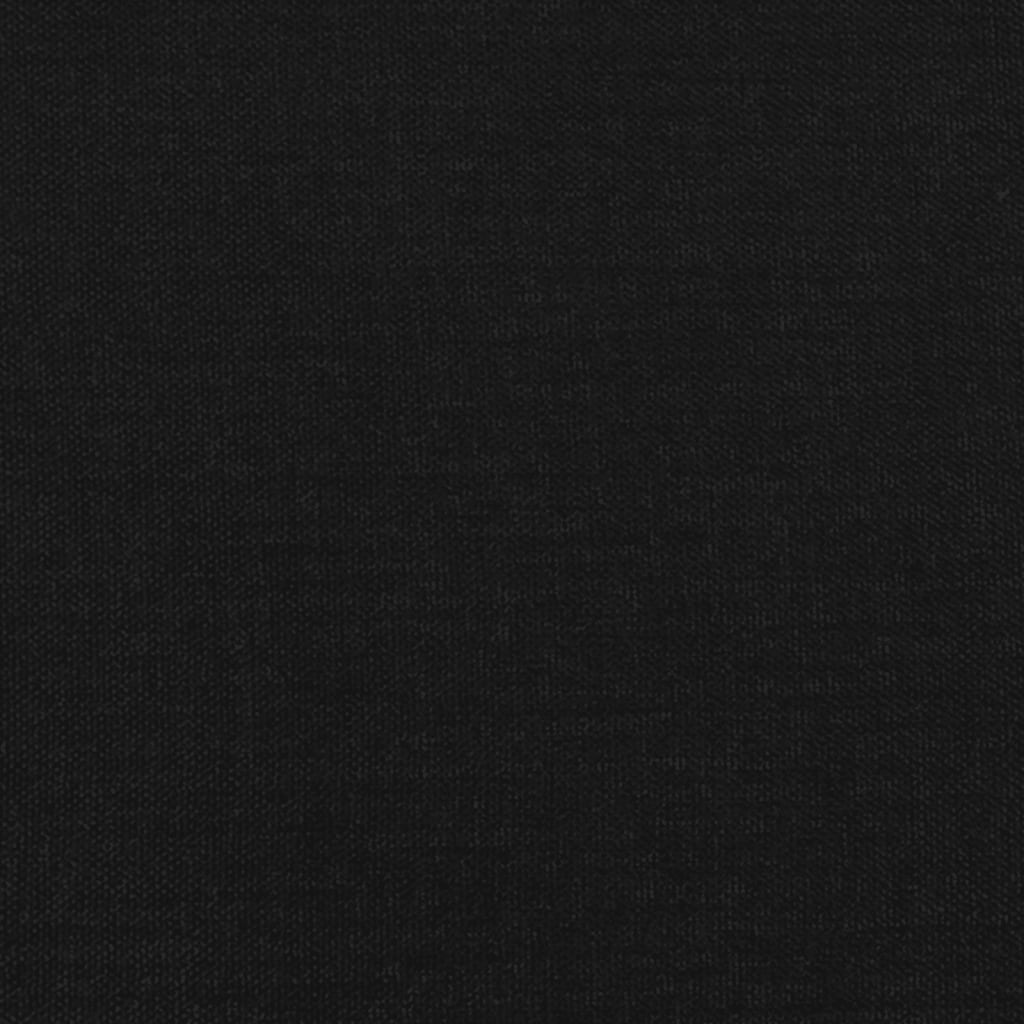 fekete szövet ágykeret 180 x 200 cm