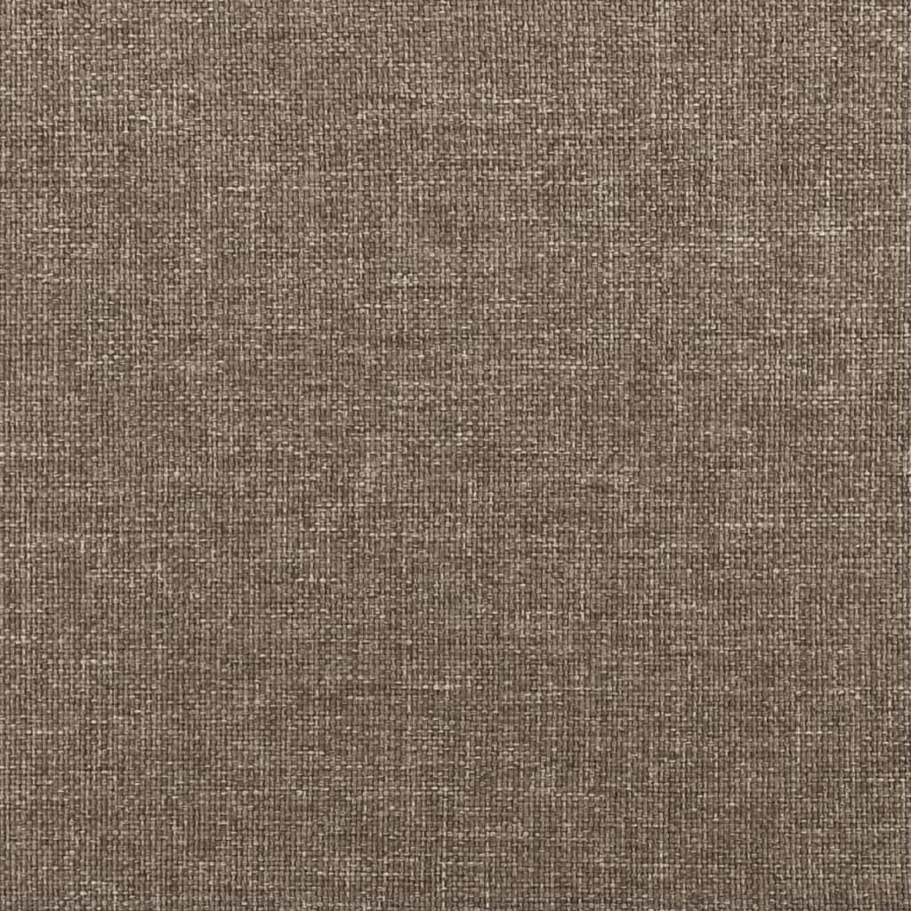 Rám postele taupe 180x200 cm textil