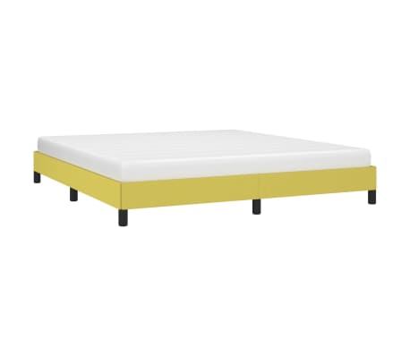 vidaXL Bedframe zonder matras 180x200 cm stof groen