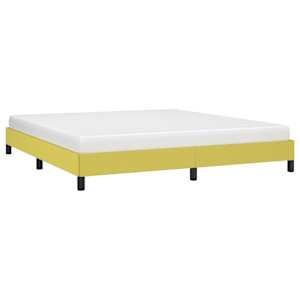 vidaXL Bedframe zonder matras 180x200 cm stof groen