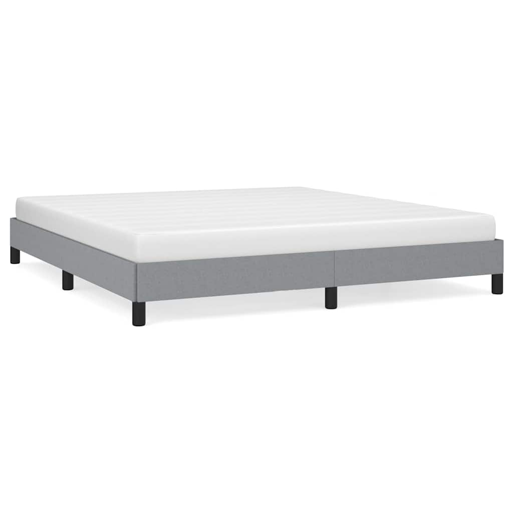 VidaXL Bed Frame Without Mattress Light Gray California King Fabric