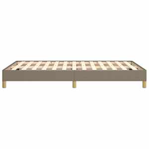 Rám postele bez matrace taupe 120 x 200 cm textil - obrázek 6