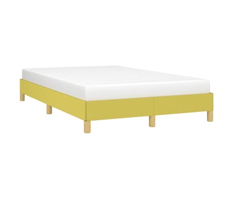 vidaXL Cadru de pat fără saltea, verde, 120x200 cm, textil