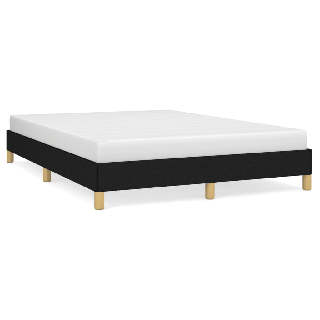 VidaXL Bedframe Zonder Matras Stof Zwart 160x200 Cm