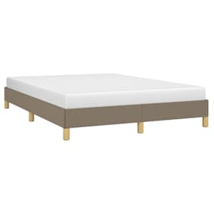 Rám postele bez matrace taupe 160 x 200 cm textil - obrázek 3