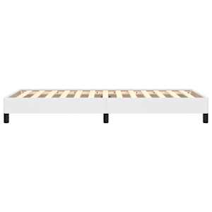 Rám postele bílý 80 x 200 cm umělá kůže - obrázek 6