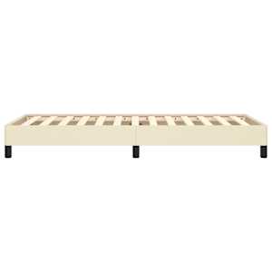 Rám postele krémový 80 x 200 cm umělá kůže - obrázek 6
