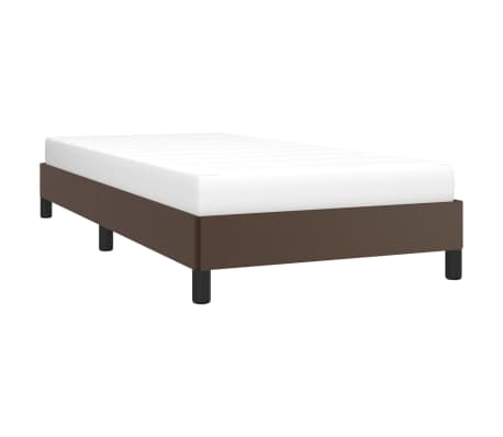 vidaXL Cadre de lit sans matelas marron 80x200 cm similicuir