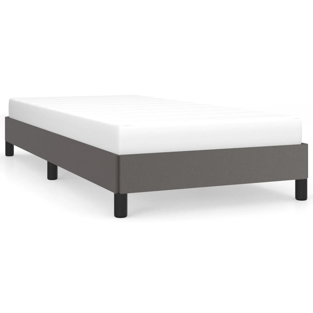 vidaXL Bedframe kunstleer grijs 80x200 cm