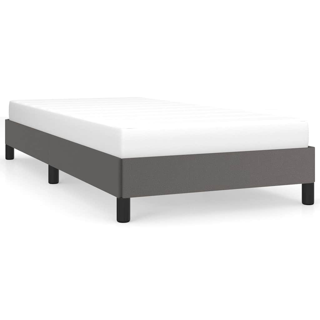 vidaXL Rám postele šedý 80 x 200 cm umělá kůže
