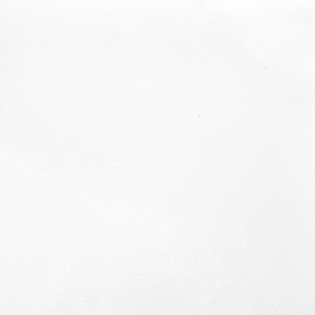  Posteľný rám biely 90x200 cm melá koža