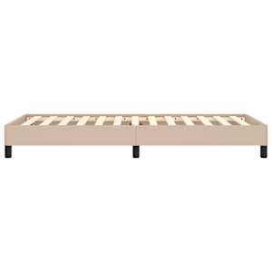 Rám postele cappuccino 90x200 cm umělá kůže - obrázek 6