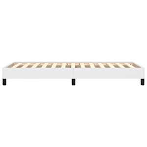 Rám postele bílá 100 x 200 cm umělá kůže - obrázek 6