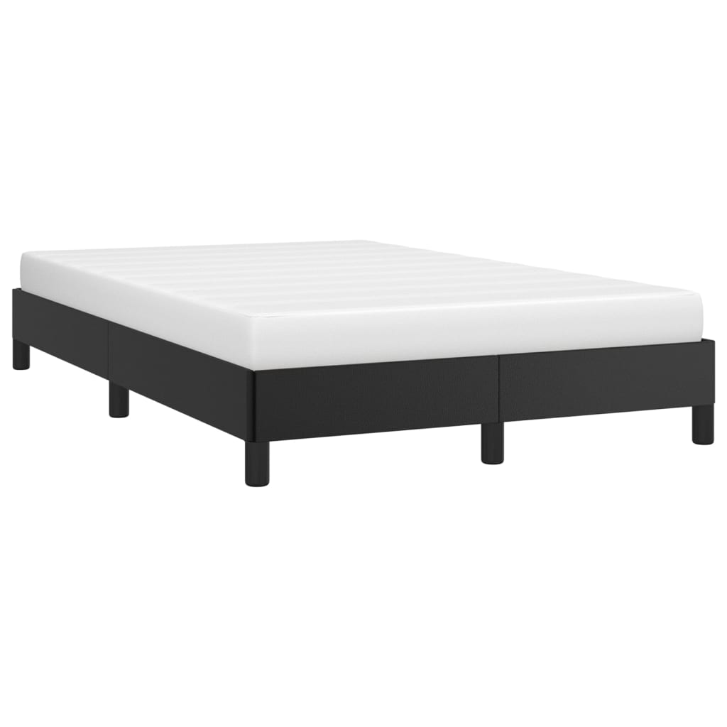 vidaXL Bedframe kunstleer zwart 120x200 cm afbeelding