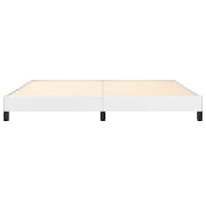 Rám postele bílá 200 x 200 cm umělá kůže - obrázek 5