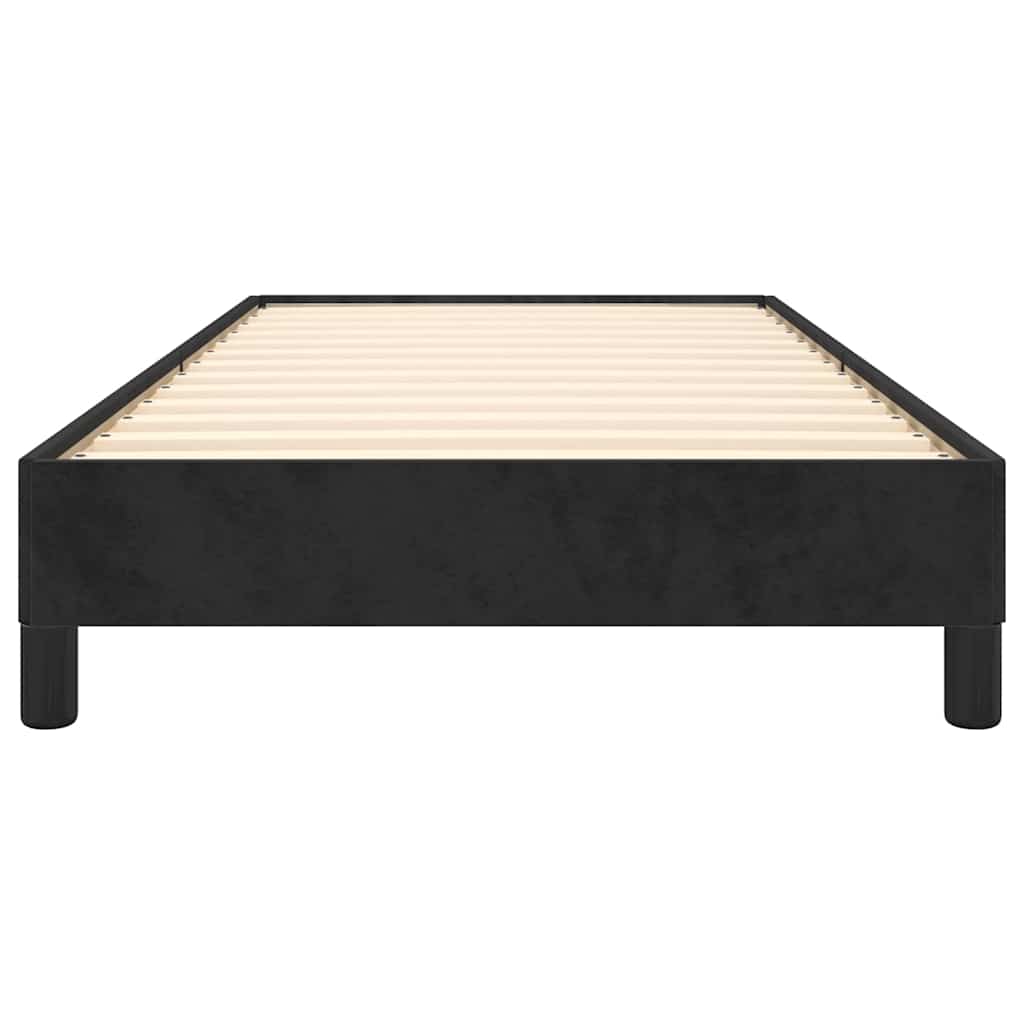 vidaXL Bedframe fluweel zwart 90x200 cm, foto 4
