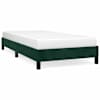 vidaXL Voodiraam ilma Madratsita Tumeroheline 100x200 cm samet