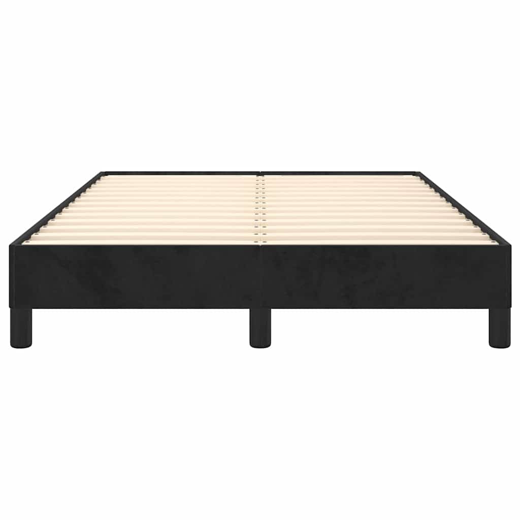 vidaXL Bedframe zonder matras 120x200 cm fluweel zwart, foto 4