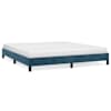 vidaXL Voodiraam ilma Madratsita Tumesinine 180x200 cm samet