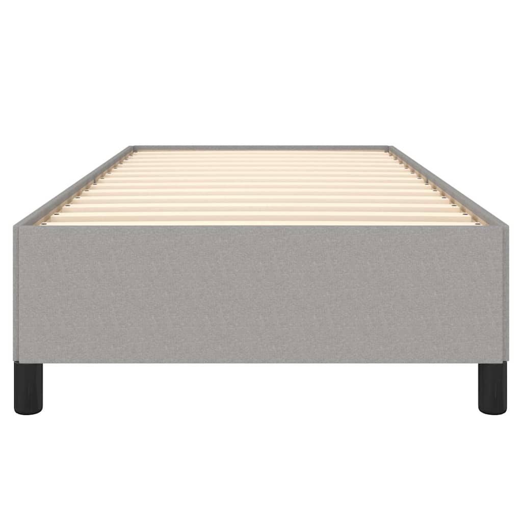 vidaXL Bedframe zonder matras 90x190 cm stof lichtgrijs grijs, foto 4