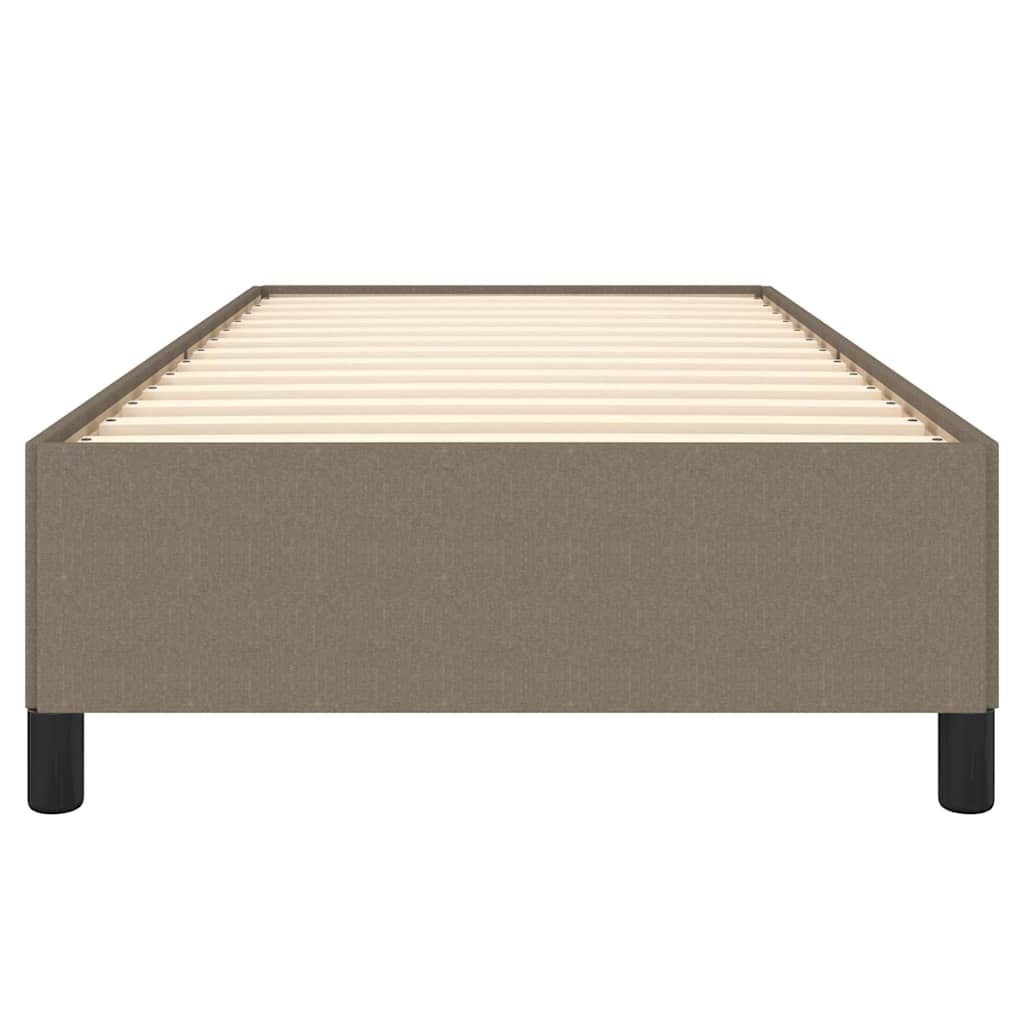 vidaXL Bedframe zonder matras 90x190 cm stof taupe, foto 4