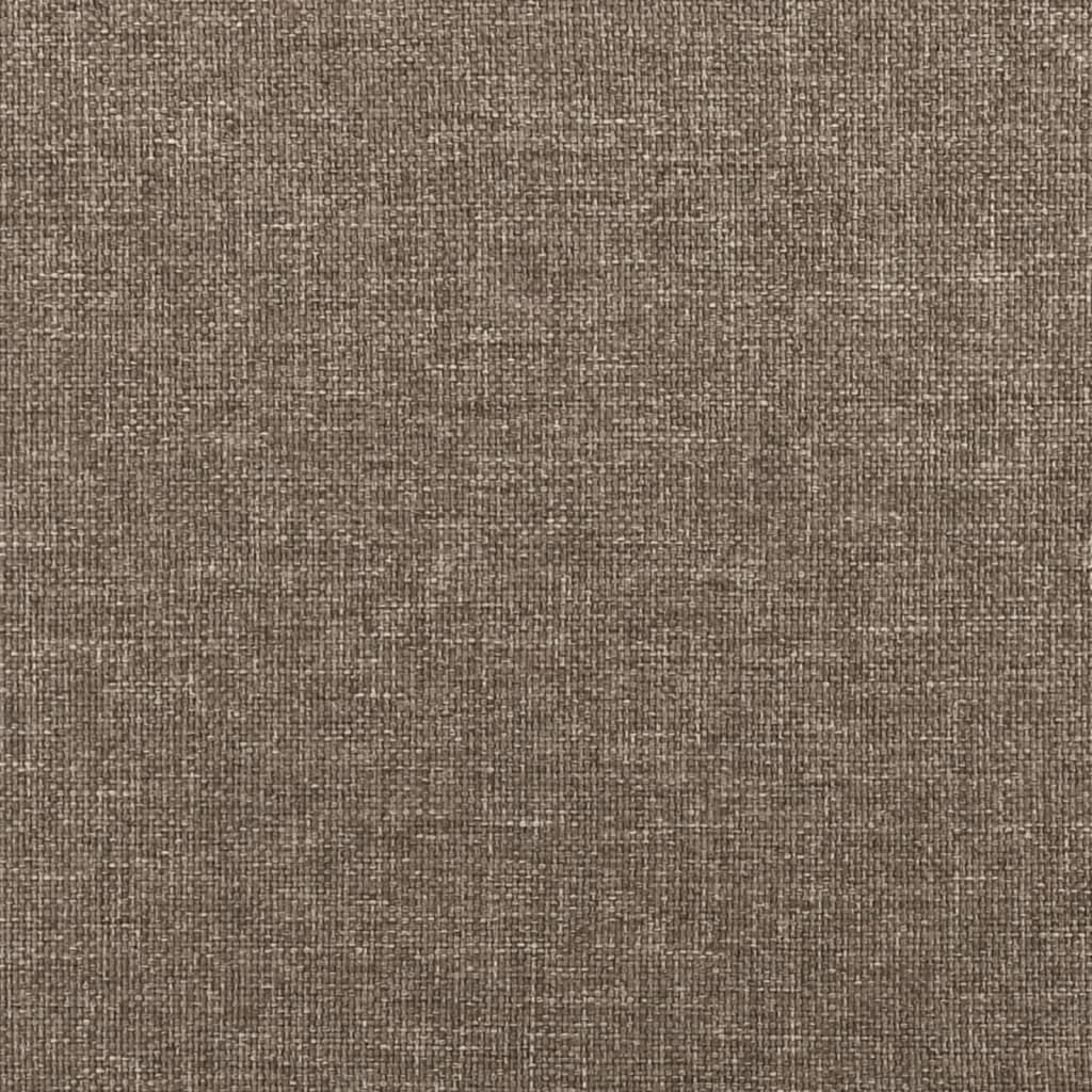 Rám postel taupe 90x190 cm textil