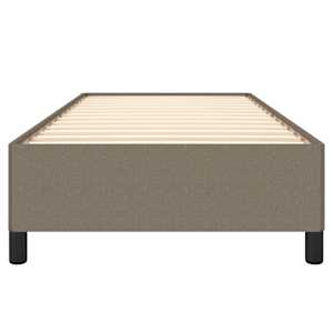 Rám postele bez matrací taupe 90x200 cm textil - obrázek 5
