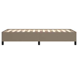 Rám postele bez matrací taupe 90x200 cm textil - obrázek 6