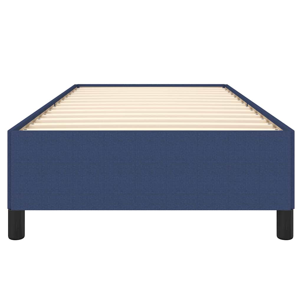 vidaXL Bedframe zonder matras 90x200 cm stof blauw, foto 4