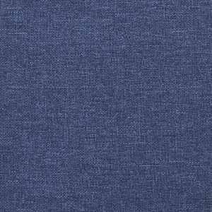 Rám postele bez matrací modrá 100x200 cm textil - obrázek 8