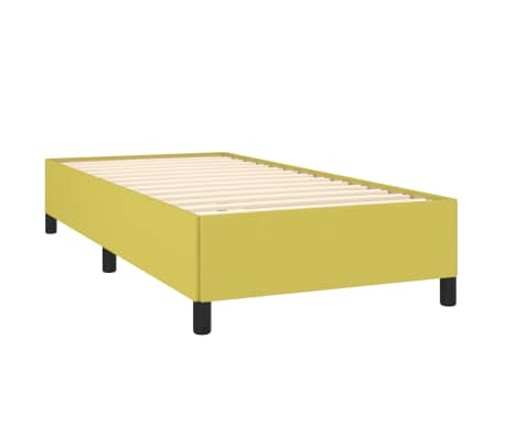 vidaXL Bedframe stof groen 100x200 cm